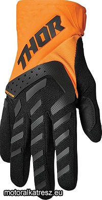 Thor Spectrum narancs-fekete cross/enduro/nyári kesztyű M (1 pár)