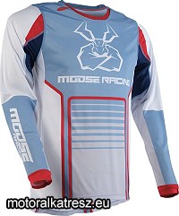Moose Racing Agroid fehér-kék-piros mez M