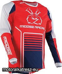 Moose Racing Agroid piros-fehér-kék mez M
