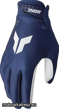 Thor LAUNCHMODE sötétkék-fehér cross/enduro/nyári kesztyű XS