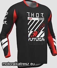 Thor Launchmode Futura fekete-piros mez S