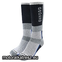 Oxford Thermal Oxsocks thermo motoros zokni szürke színben 37-43 méretben CA840S (1 pár)