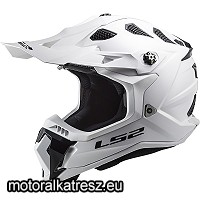 LS2 MX700 SUBVERTER EVO SINGLE MONO cross sisak fehér XL
