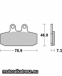 SBS (Scandinavian Brakes) 588HF fékbetét