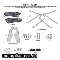 Kappa Oldaltáska/nyeregtáska tartó konzol TR2171K
