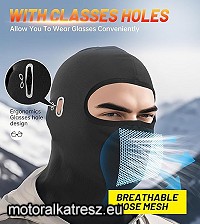 Motoros maszk univerzális (selyem) (1 db)
