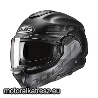 HJC F100 HETAL MC5SF fekete-szürke hátranyitható bukósisak L
