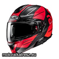HJC RPHA91 BLAT MC1SF fekete-piros bukósisak XS