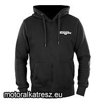 Furygan CORP ZIP HOODIE kapucnis pulóver fekete 2XL (1 db)