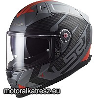 LS2  FF811 VECTOR II SPLITTER matt titán-piros bukósisak L