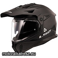LS2 MX702 PIONEER II matt fekete bukósisak L