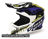 PROGRIP PG3009 gyerek cross sisak fehér-kék-UV L