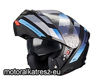 MT Genesis SV STROKE B7 fekete-kék felnyitható sisak S