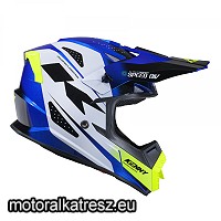 Kenny Racing  TRACK SPEED gyerek cross sisak kék-fehér-UV L