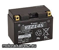 Yuasa YTZ14S gyárilag zárt akkumulátor (dönthető)