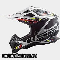 LS2 MX700 SUBVERTER EVO cross sisak fehér-fekete M