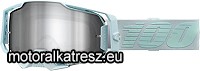 100% Armega Fargo világoskék védőszemüveg víztiszta lencsével (cross/enduro/ATV/quad)