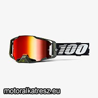 100% Armega Soledad terepszínű védőszemüveg piros lencsével (cross/enduro/ATV/quad)