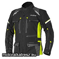 Büse Highland III négyévszakos textilkabát fekete-neon bővített fazon 2XL(56/Z28)