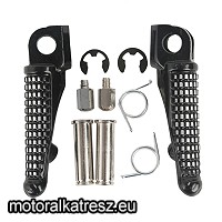Biketec Első lábtartópár, fekete BTFR015
