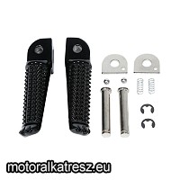 Biketec Hátsó lábtartópár, fekete BTFR044