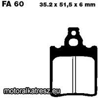 EBC FA060 fékbetét