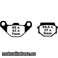 EBC FA067/3 fékbetét