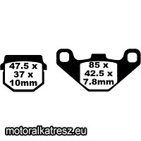EBC FA083/2TT off-road fékbetét