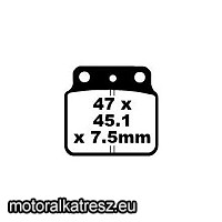 EBC FA137TT off-road fékbetét