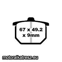 EBC FA031V fékbetét