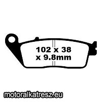 EBC FA196V fékbetét