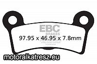 EBC FA605/4HH (4db betét) fékbetét