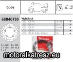 Brembo 68B40750 féktárcsa