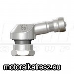   Oldalszelep fényes ezüst 10mm