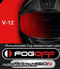 MT FOGOFF100 BLADE, THUNDER 3, STINGER sisakokhoz V-12 (1 db)