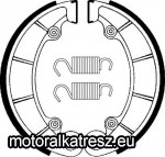 SBS (Scandinavian Brakes) 2046 dobfékpofa szett