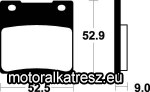 SBS (Scandinavian Brakes) 556HF fékbetét