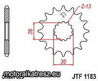 JT 105-562-17 első lánckerék