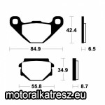 Brembo 07GR0416  fékbetét